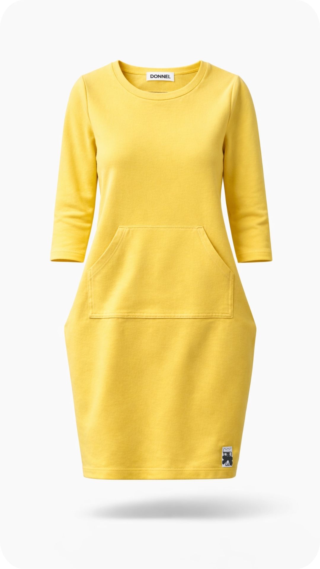 Haljine Rejna - udobna haljina od felpine s elastinom