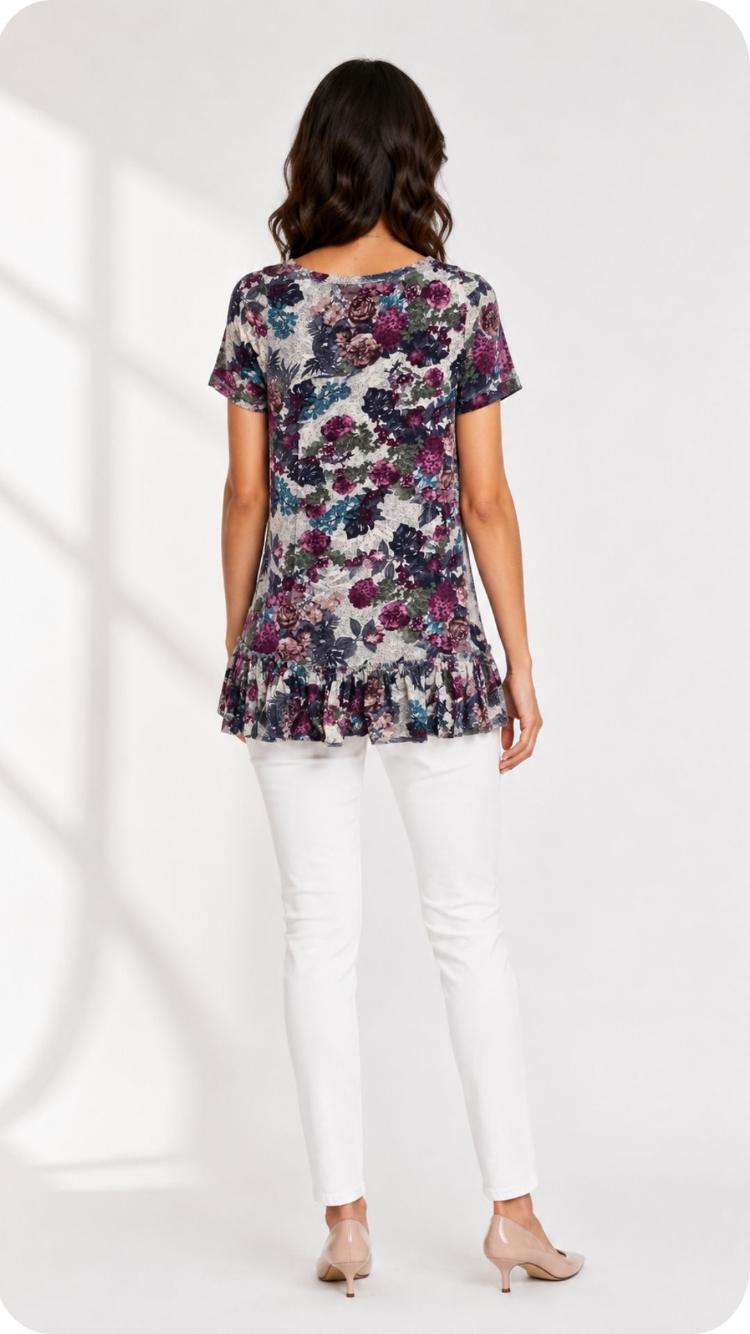DONNEL Miranda Floral – Viscose Tunic