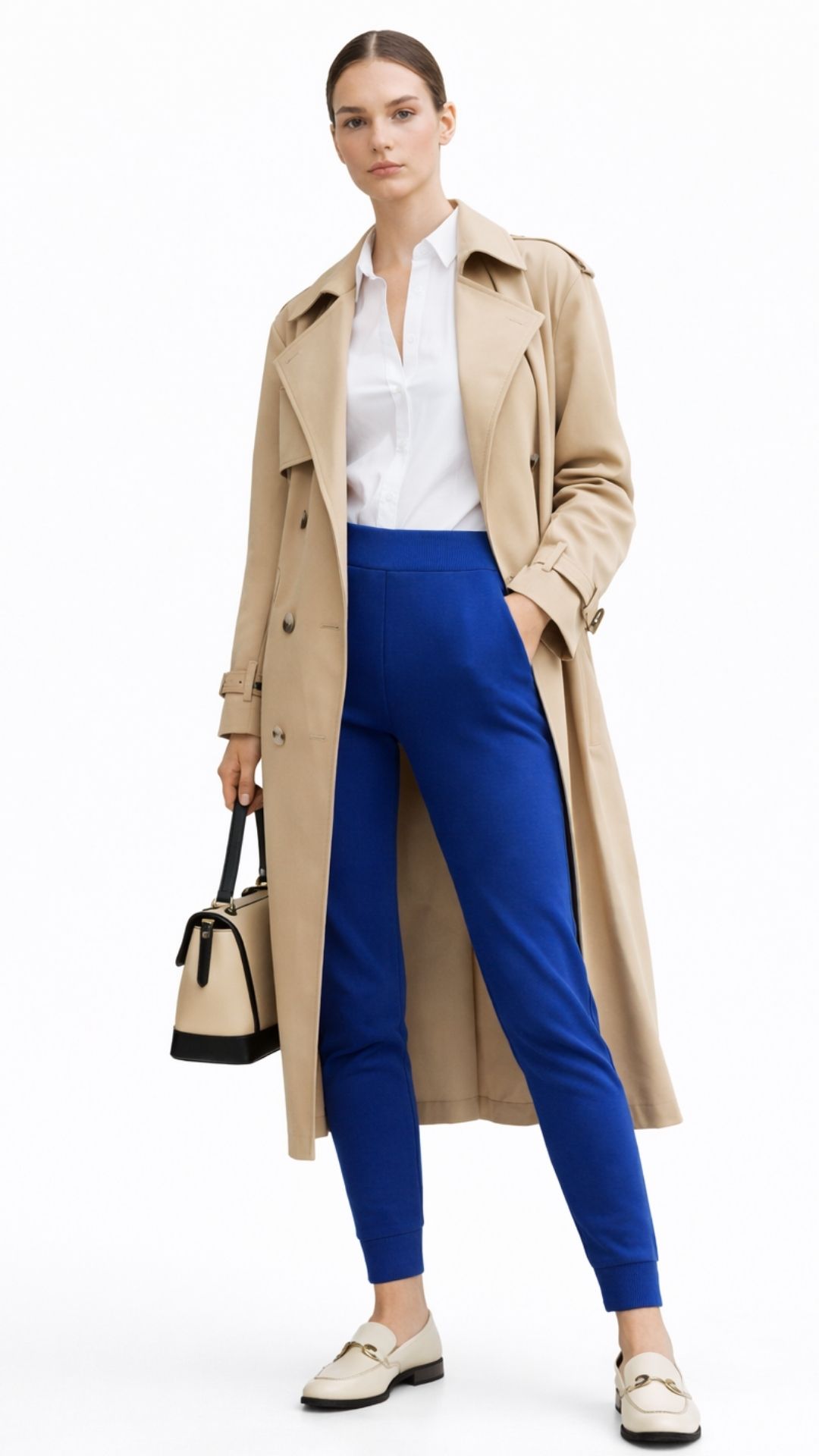 Dea DONNEL - ELegantno-sportske-jogger hlače od pamuka