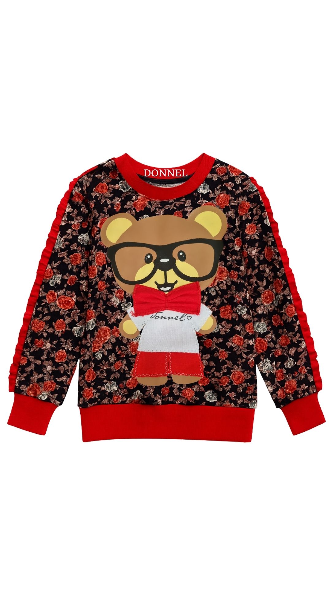 DONNEL Hera – Limited Edition Crvena Majica s Volanom (vel. 10/12)