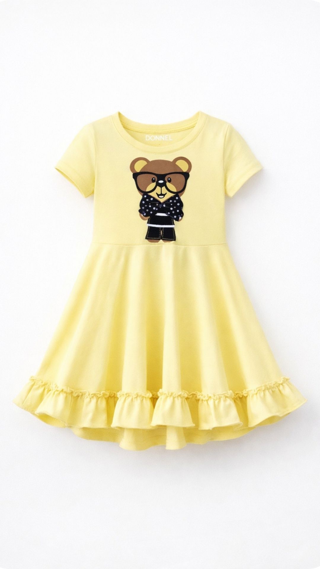 Dječja haljina DONNEL Ani - balerina kroj, pamuk s elastinom (2)