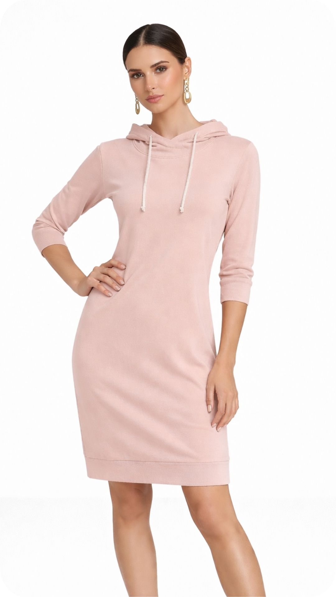 Haljina DONNEL Quin s kapuljačom