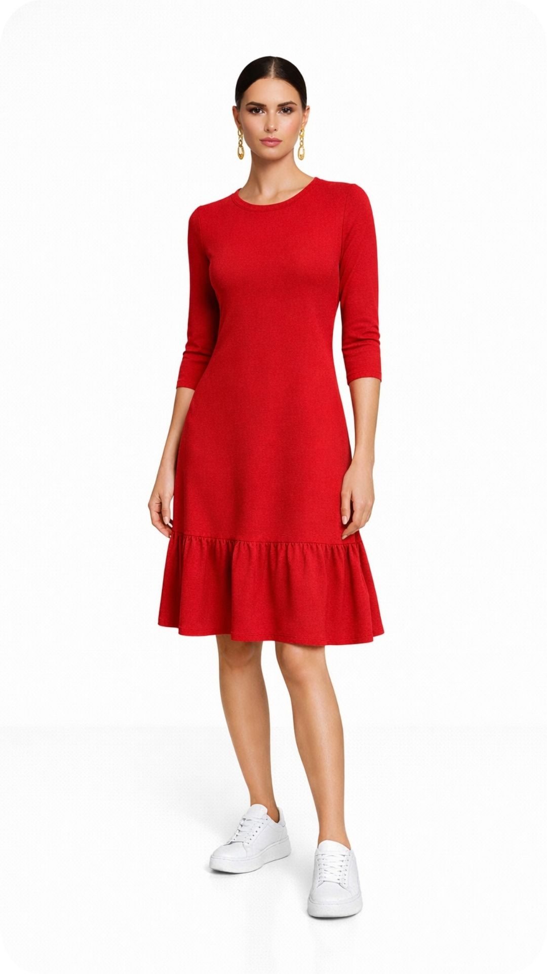 Haljina DONNEL Nola - Žuta, Crvena, Siva,