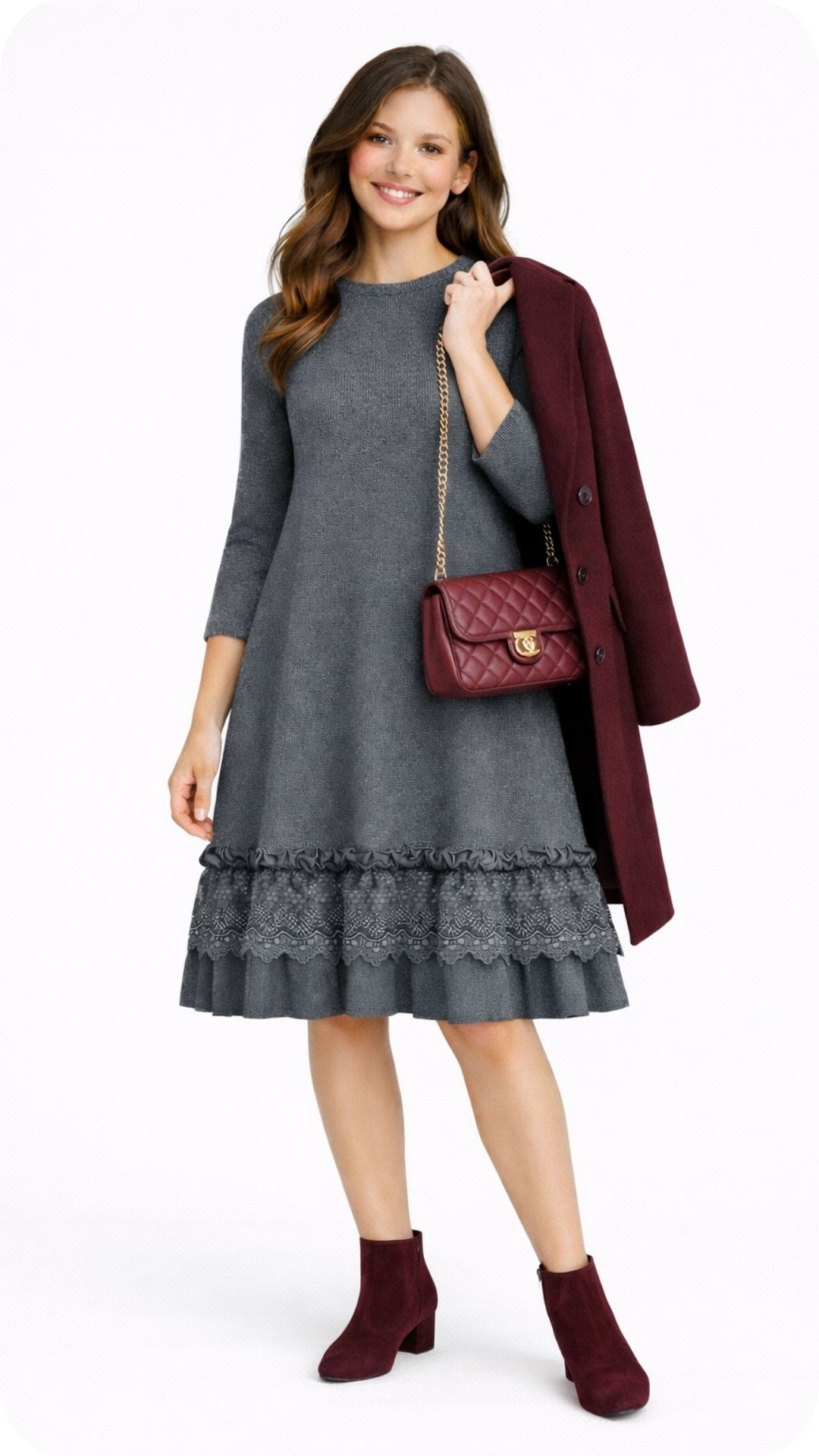 Haljina DONNEL Bruna -siva |L/XL|