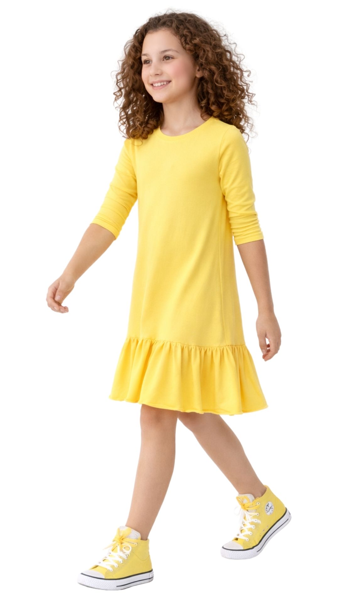 Dječja haljina DONNEL Nola - pamuk & elastan / snižena