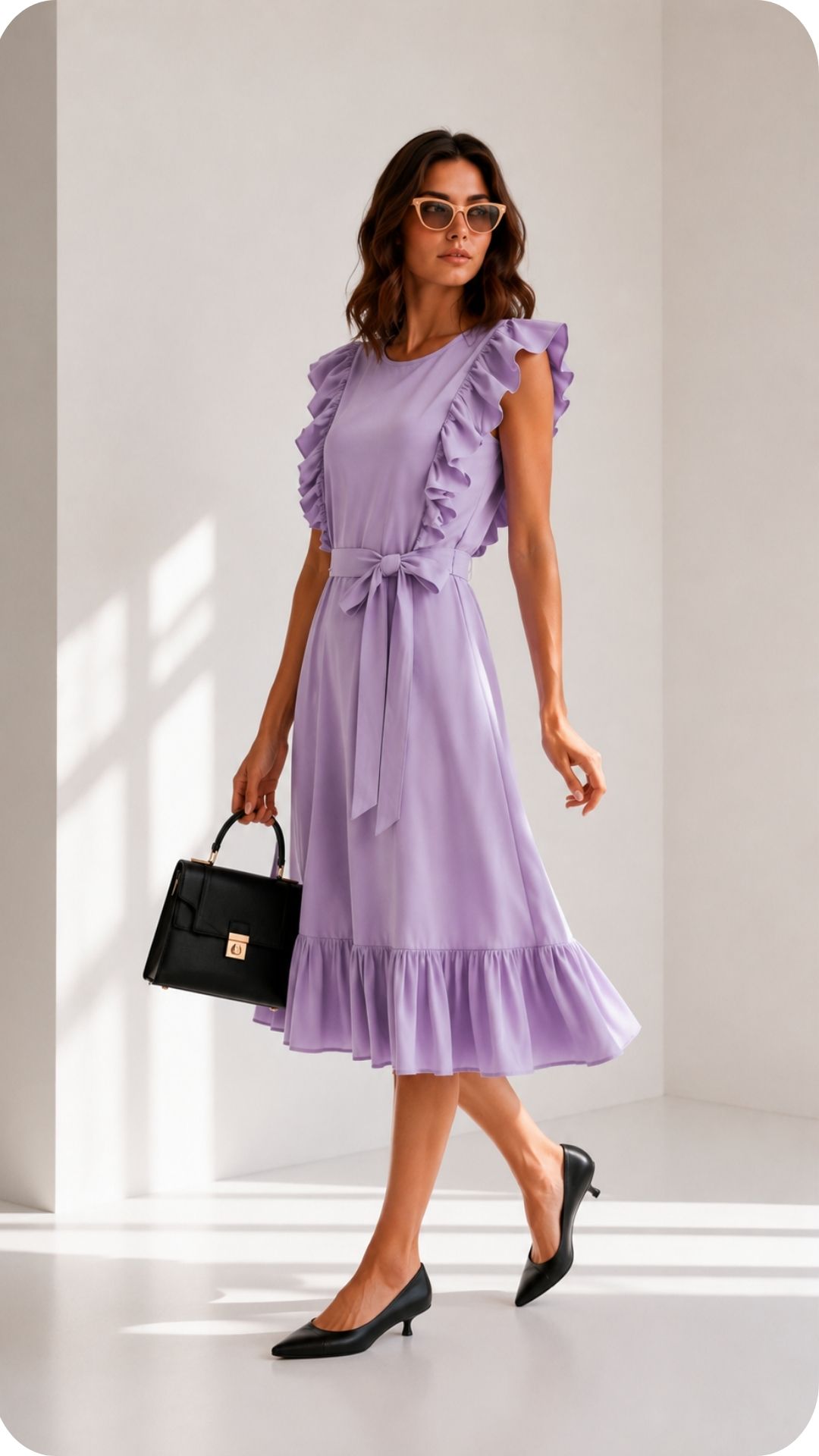 DONNEL India Elise Midi – Elegant Cotton Dress