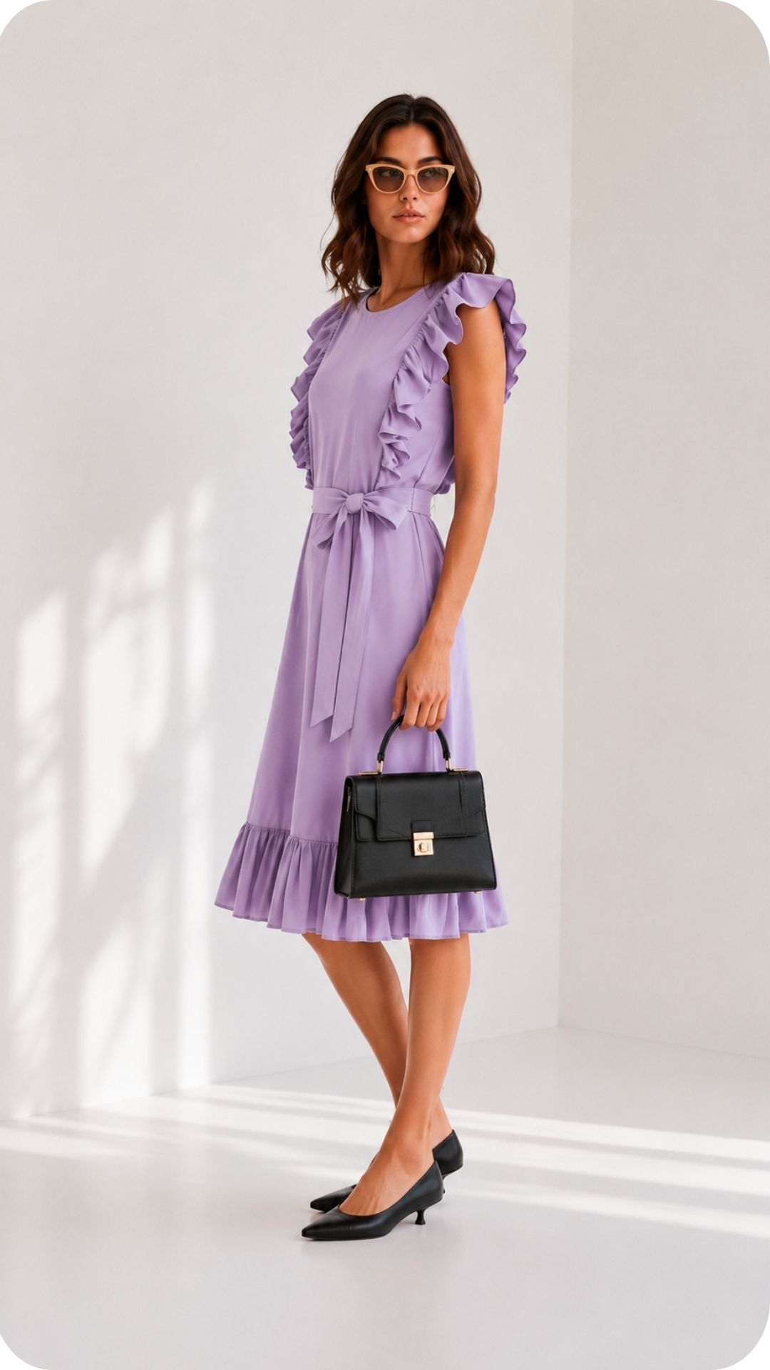 DONNEL India Elise Midi – Elegant Cotton Dress